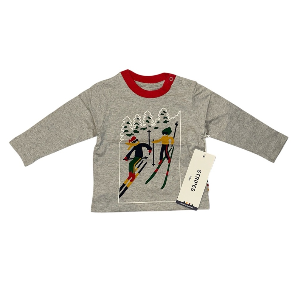 Kids Hudson’s Bay Company HBC Stripes Winter Long Sleeve T-Shirt